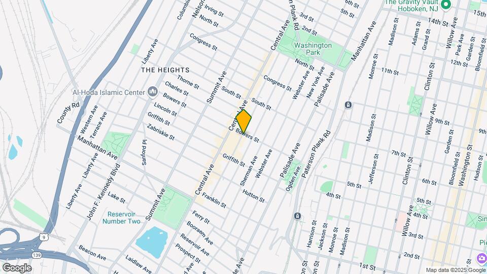 105 Bowers St Mapa y Detalles de la Ubicación