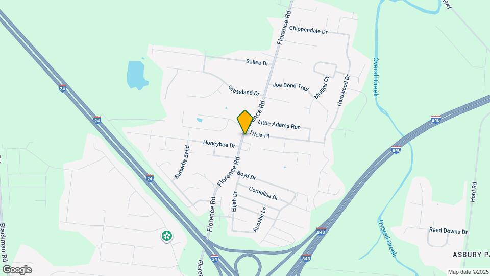 3016 Florence Rd Map and Location Details