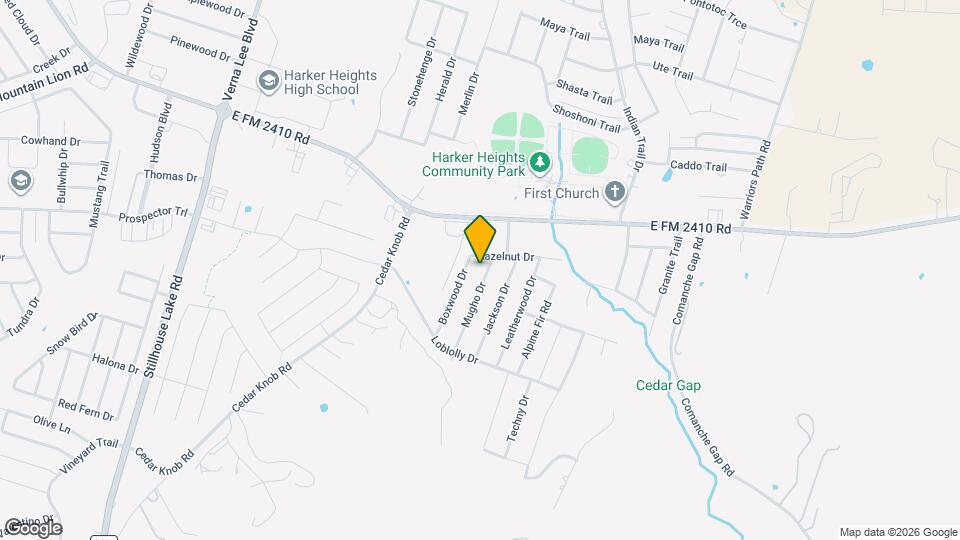 2505 Mugho Dr Map and Location Details