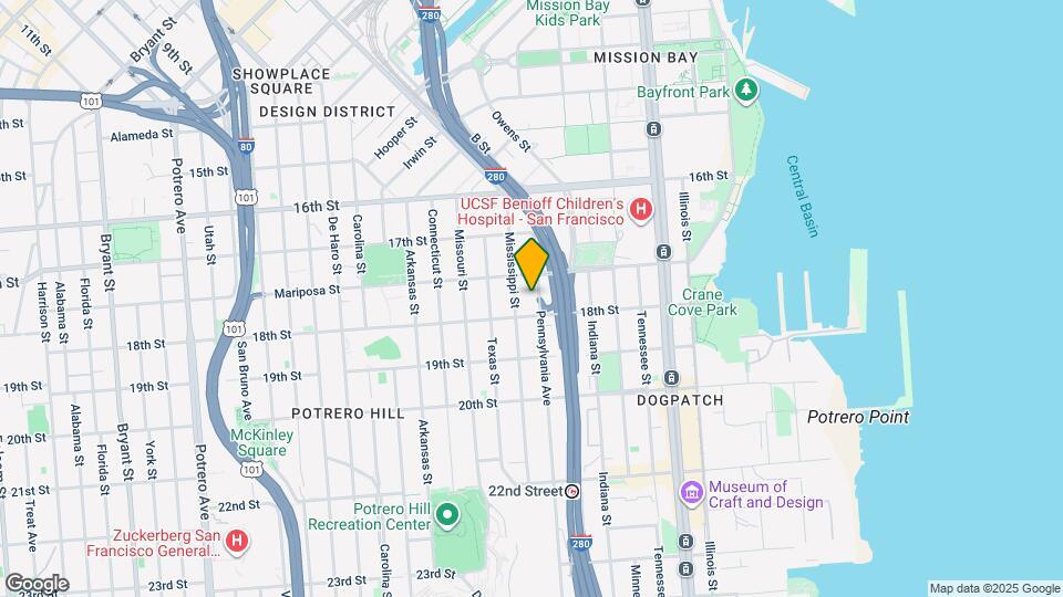 256 Pennsylvania Ave Map and Location Details
