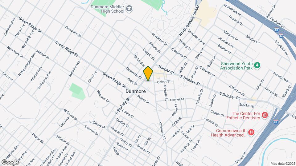 129 S Blakely St Mapa y Detalles de la Ubicación