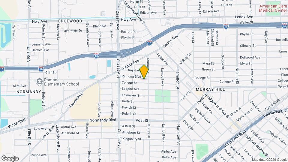 4719 College St Map and Location Details