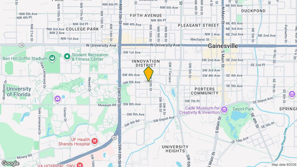 504 SW 10th St Map and Location Details