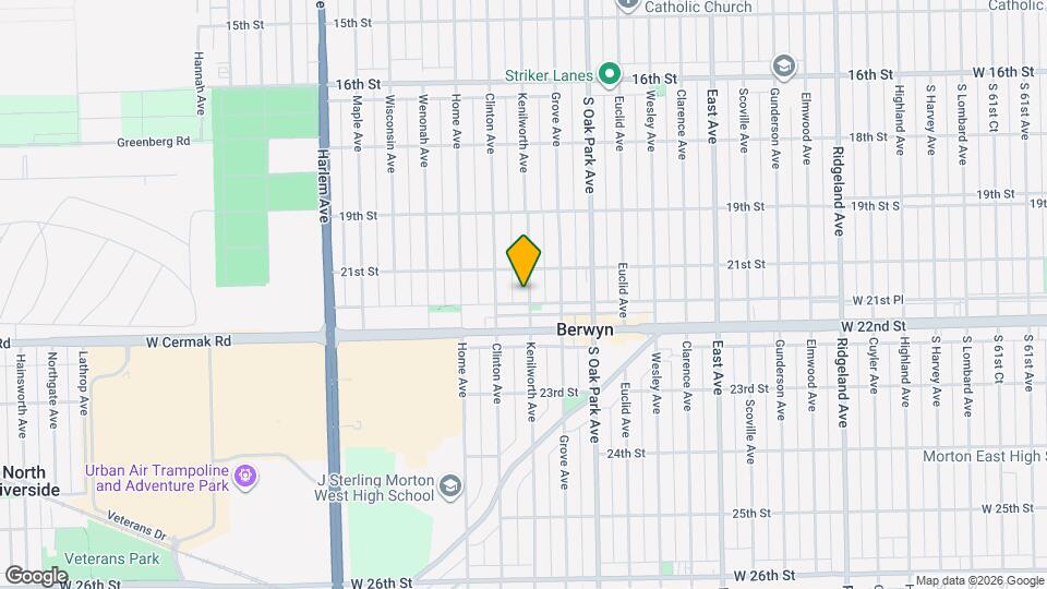 2122 Kenilworth Ave, Unit 1b Map and Location Details