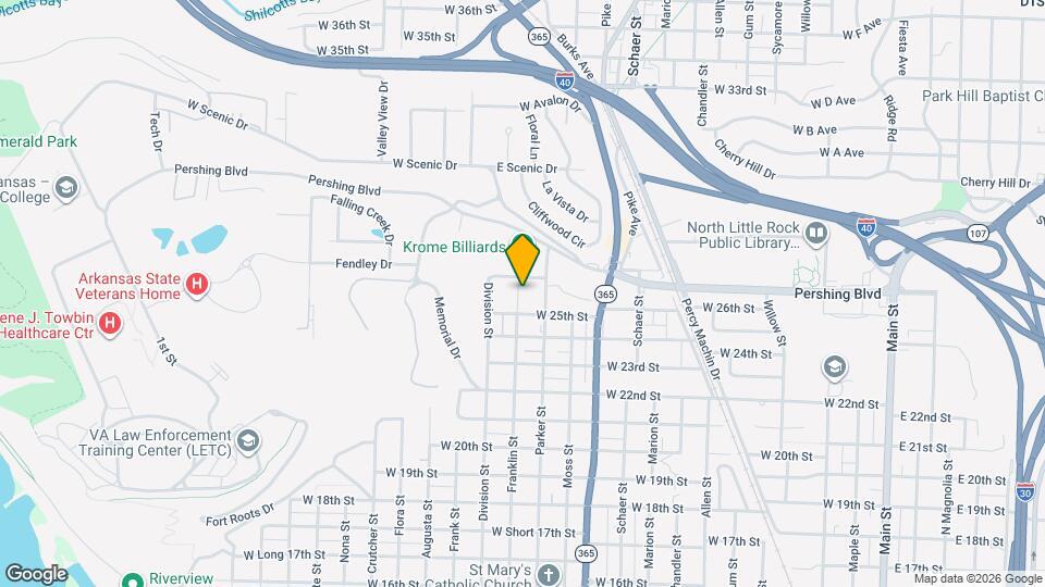 2518 Franklin St Map and Location Details