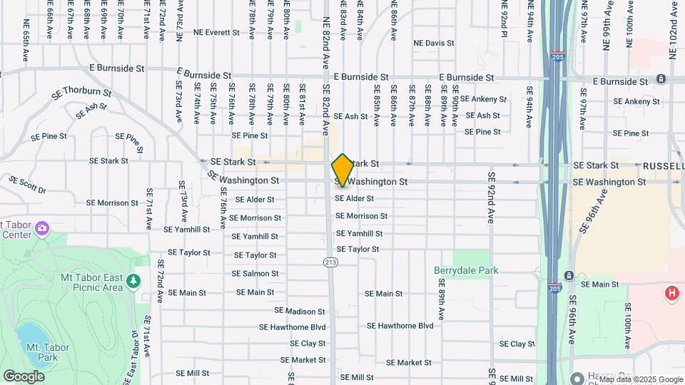 8303 SE Alder St Mapa y Detalles de la Ubicación