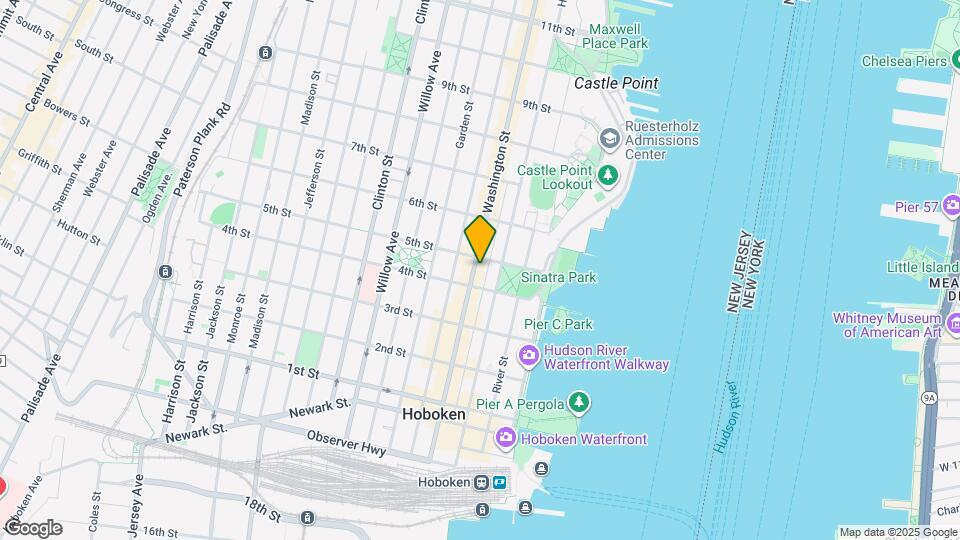 415 Washington St Map and Location Details