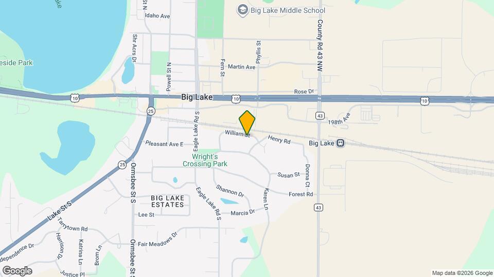 603 William St Map and Location Details