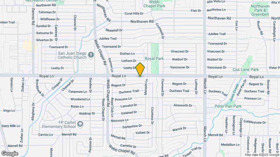 3340 Royal Ln Mapa y Detalles de la Ubicación
