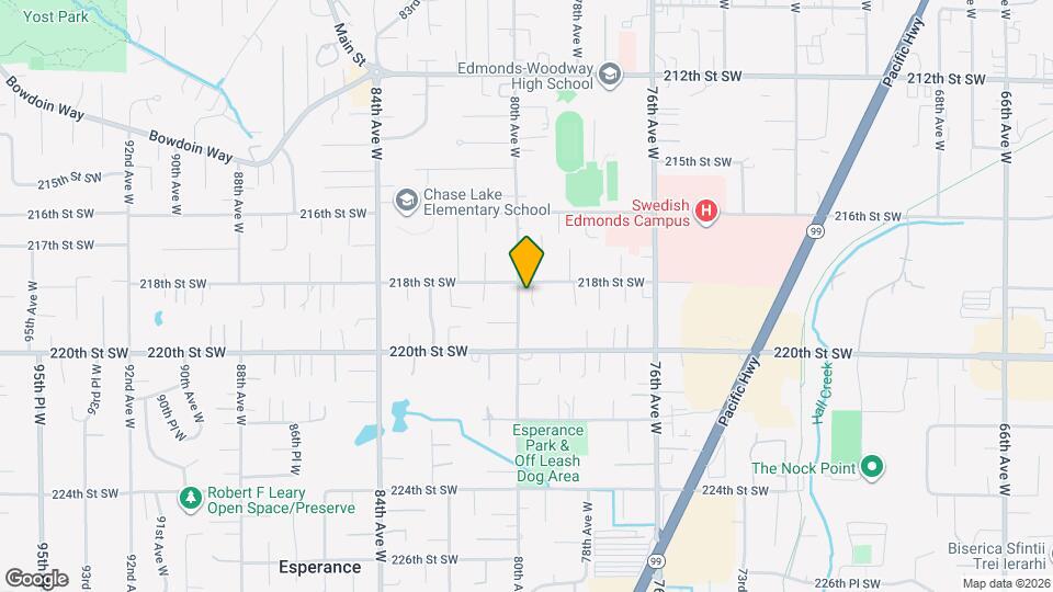 21815 80th Ave w Map and Location Details