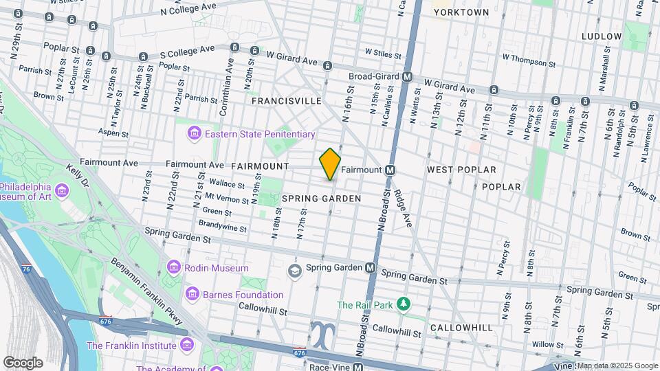 624 N 16th St Map and Location Details