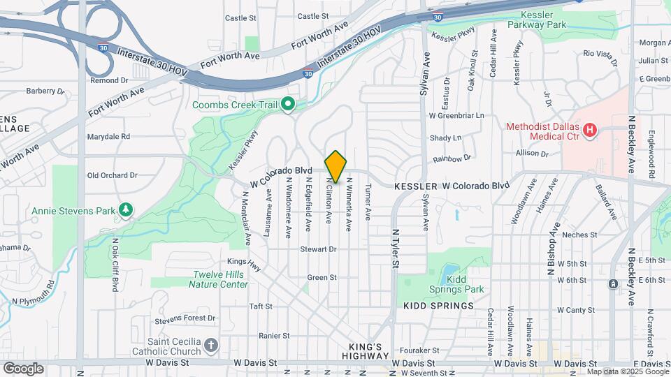 1134 N Clinton Ave Map and Location Details