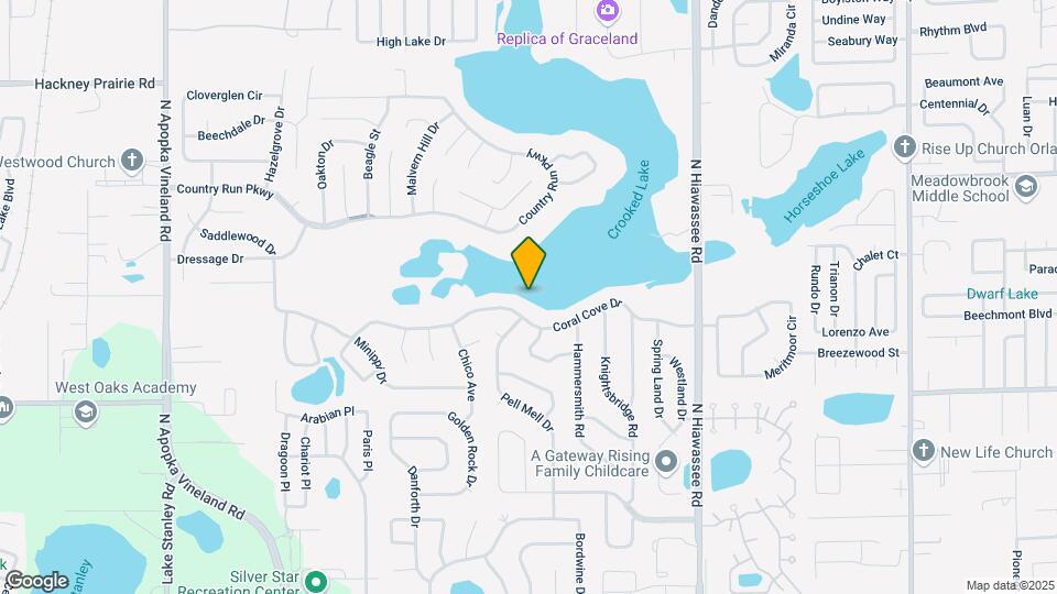 6809 Coral Cove Dr Map and Location Details