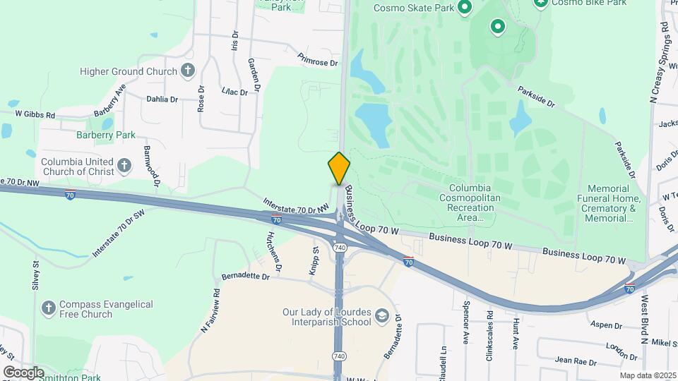 1575 N Corbet Dr Map and Location Details