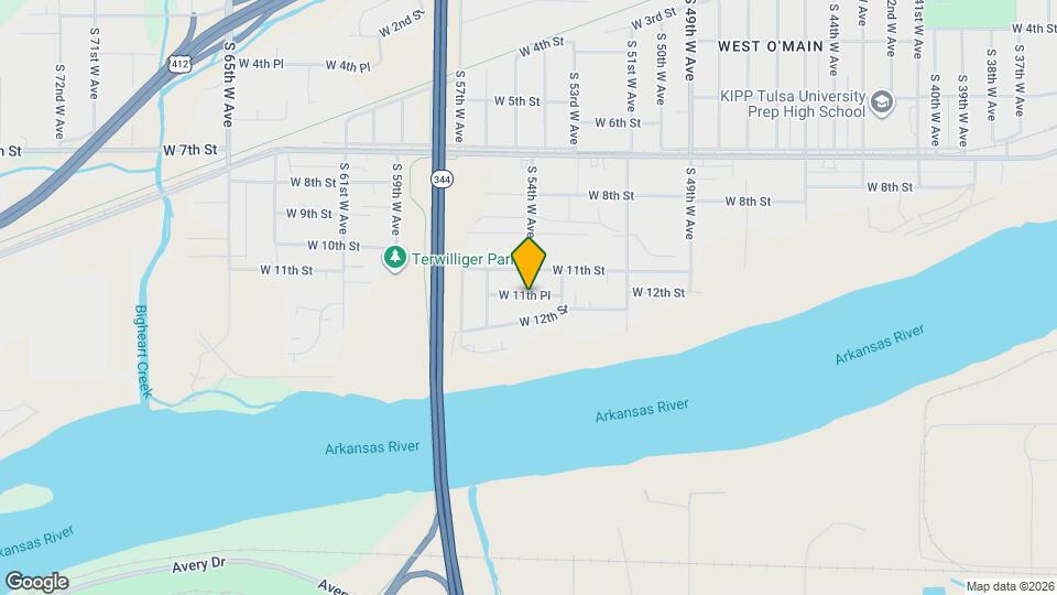 5330 W 11th Pl Map and Location Details