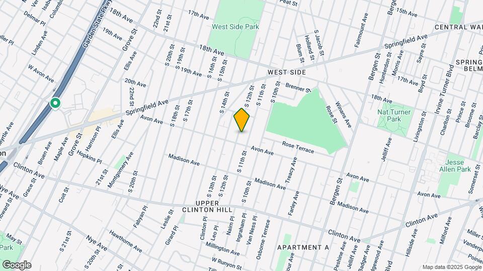 744 S 12th St Map and Location Details