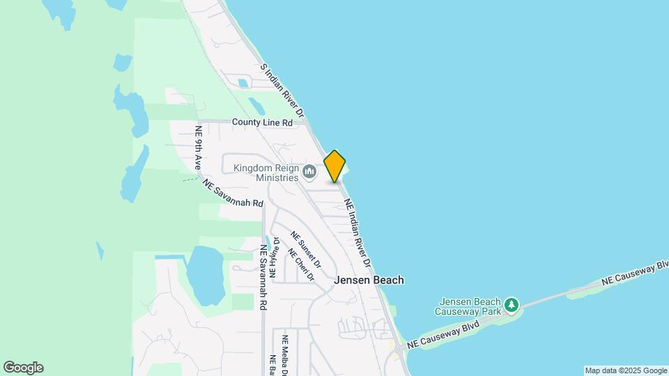 1521 NE Indian River Dr Map and Location Details