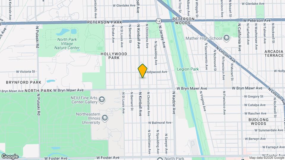 5631 N Kimball Ave Map and Location Details