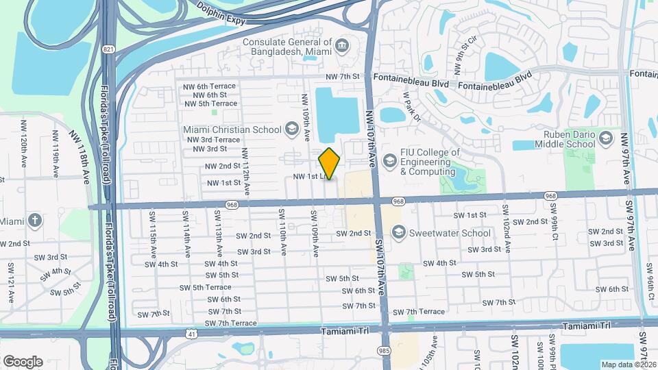 42 NW 108th Ct Map and Location Details