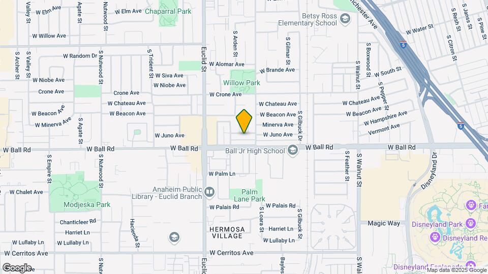 1618 W Juno Ave Map and Location Details