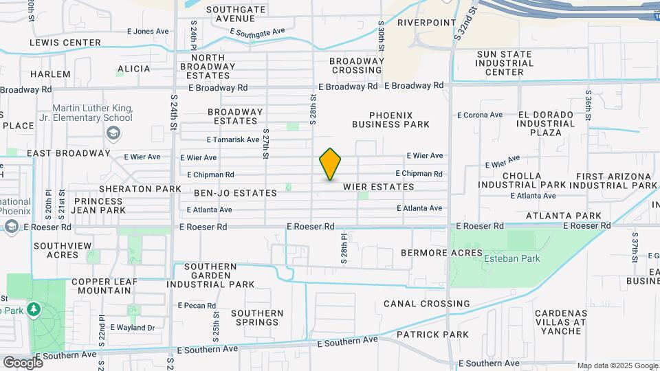 2822 E Mobile Ln Mapa y Detalles de la Ubicación