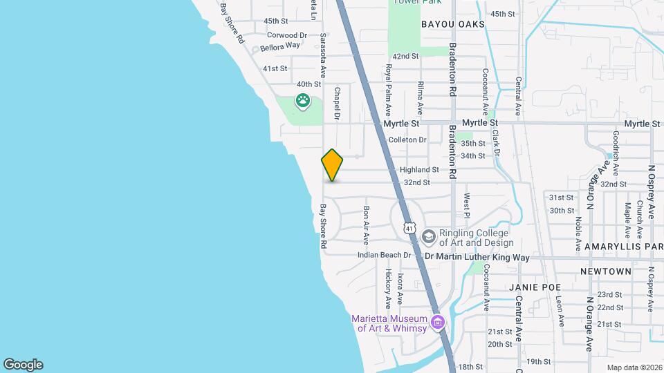 806 32nd St Map and Location Details