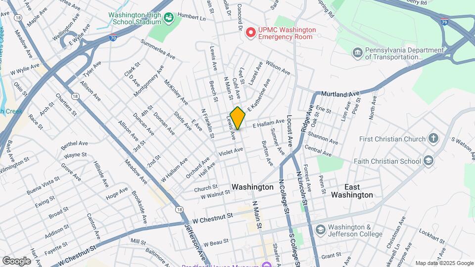 459 N Main St Map and Location Details