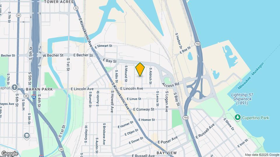 2225 S Woodward St, Unit 1 Map and Location Details