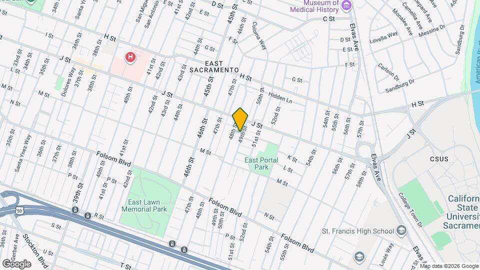 1054 49th St Map and Location Details