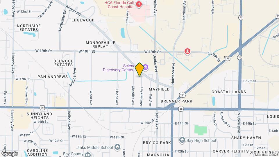 1553 Mulberry Ave Map and Location Details