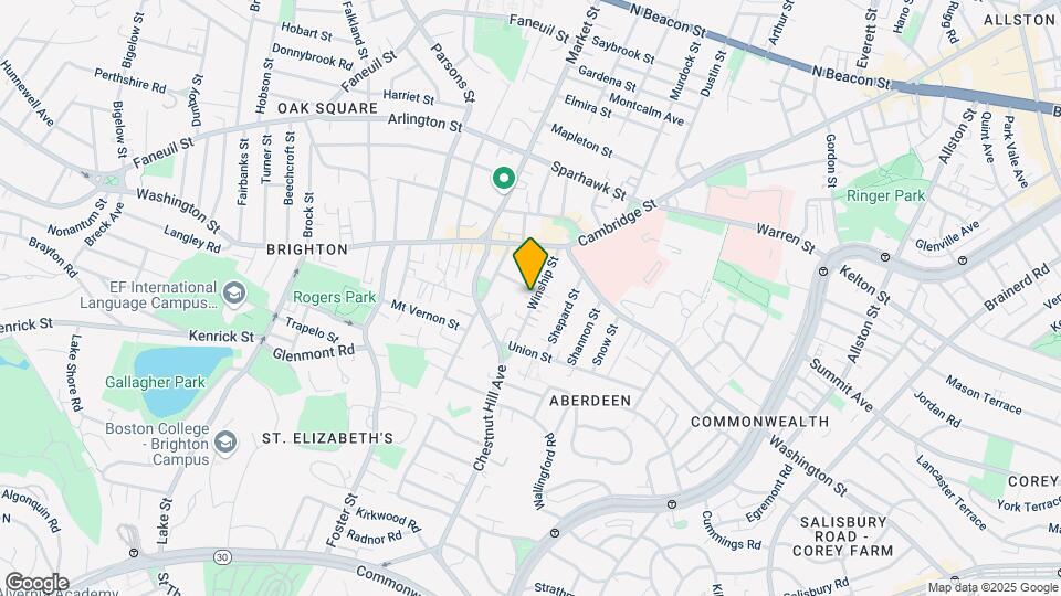 33 Winship St, Unit 3 Map and Location Details