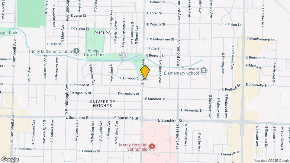 1558 S National Ave Map and Location Details