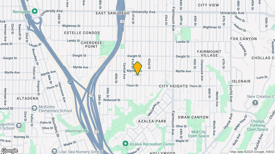 3412 Marlborough Ave-Unit -3412 Marlborough Ave. Map and Location Details