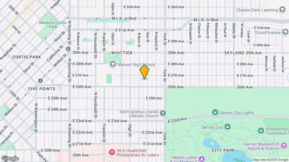 2629 1/2 N Vine St Mapa y Detalles de la Ubicación