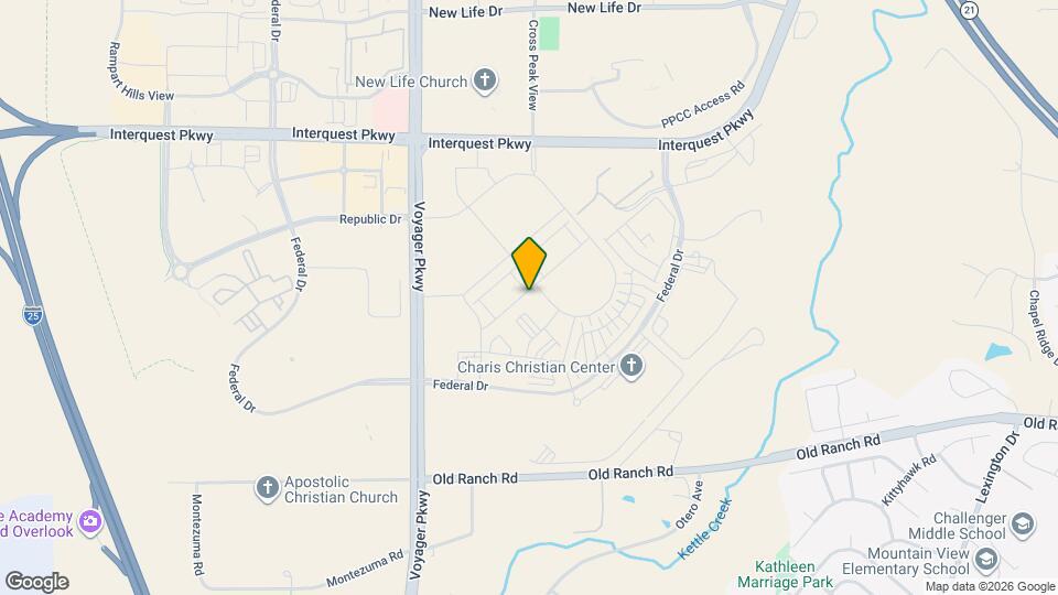 1643 Rose Quartz Hts Map and Location Details