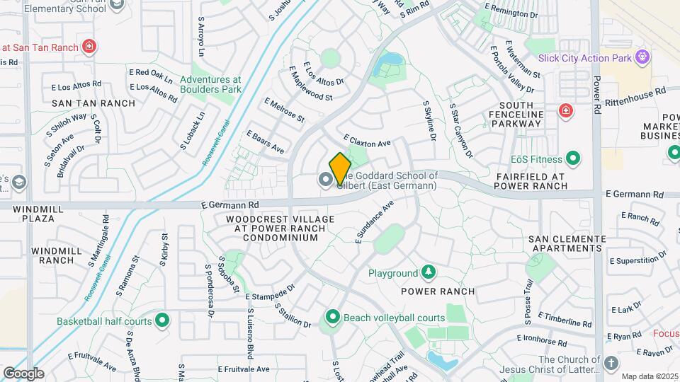 4081 E Santa Fe Ln Map and Location Details