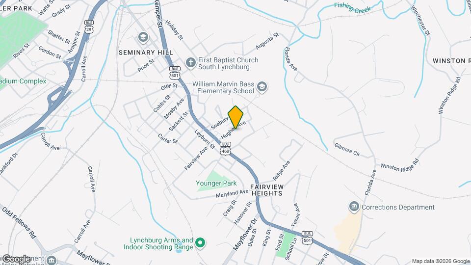 2022 Hughes Ave Map and Location Details