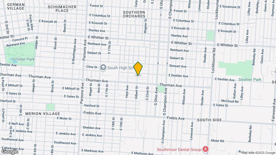 1228 Gilbert St Map and Location Details