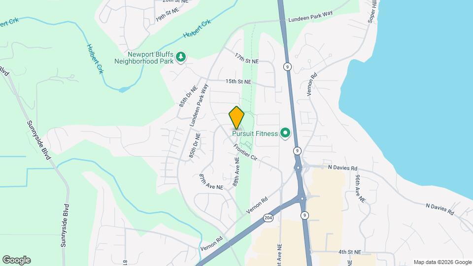 8803 11th St NE Map and Location Details