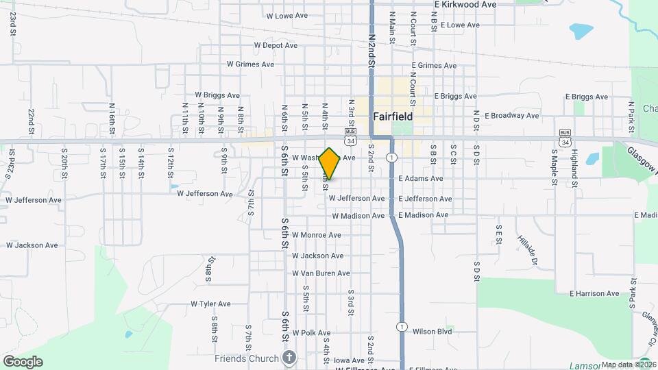 310 W Adams Ave Map and Location Details