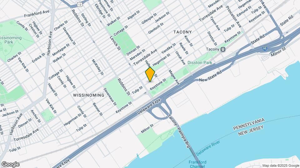 6419 Tulip St, Unit Tulip Street 2nd Floor Map and Location Details