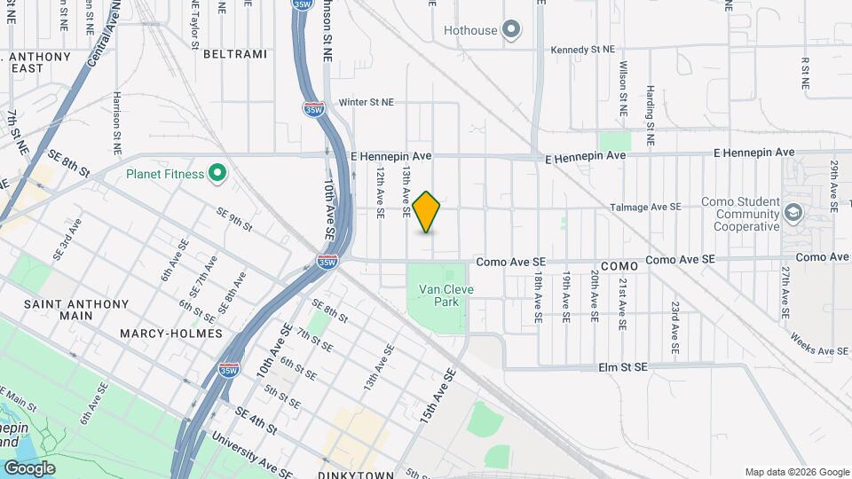 1027 14th Ave SE, Unit #2 Mapa y Detalles de la Ubicación