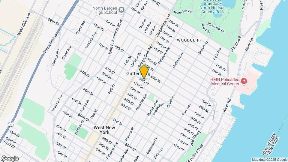 422 68th St Map and Location Details
