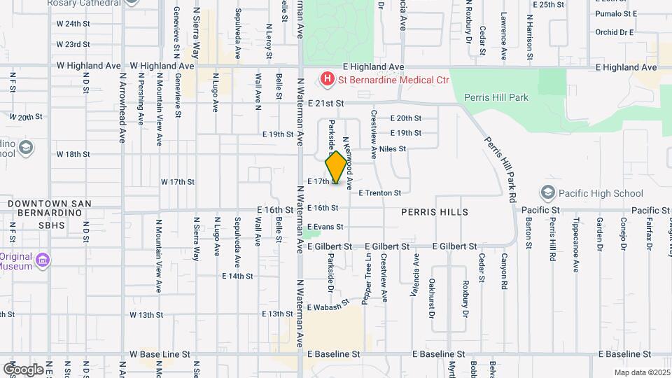 379 E 17th St Map and Location Details