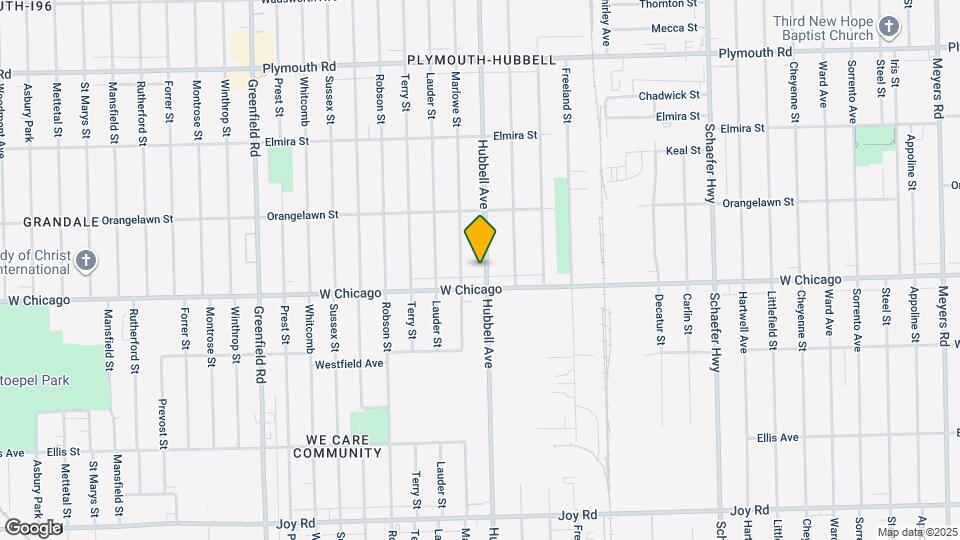 9535 Hubbell Ave Map and Location Details