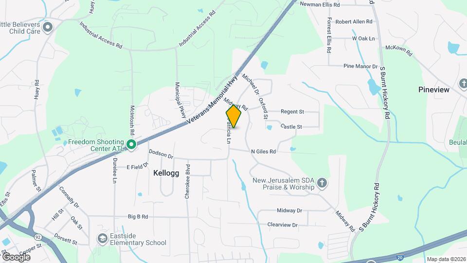 1550 Patricia Ln Map and Location Details