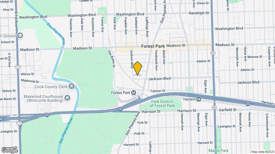 7647 Jackson Blvd Map and Location Details