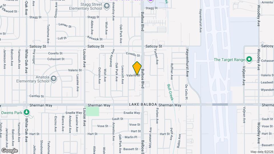 7358 Paso Robles Ave Map and Location Details