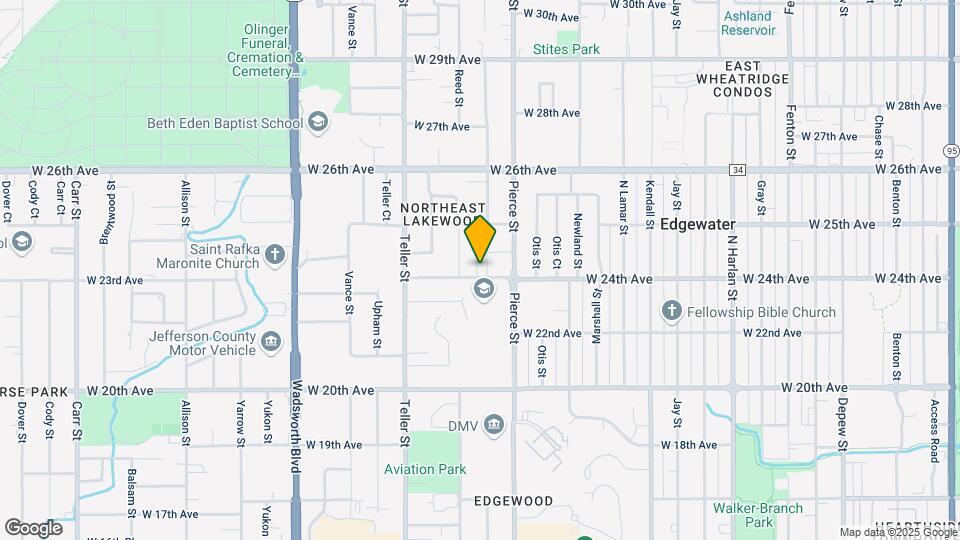 West 24th Avenue Apartments Map and Location Details