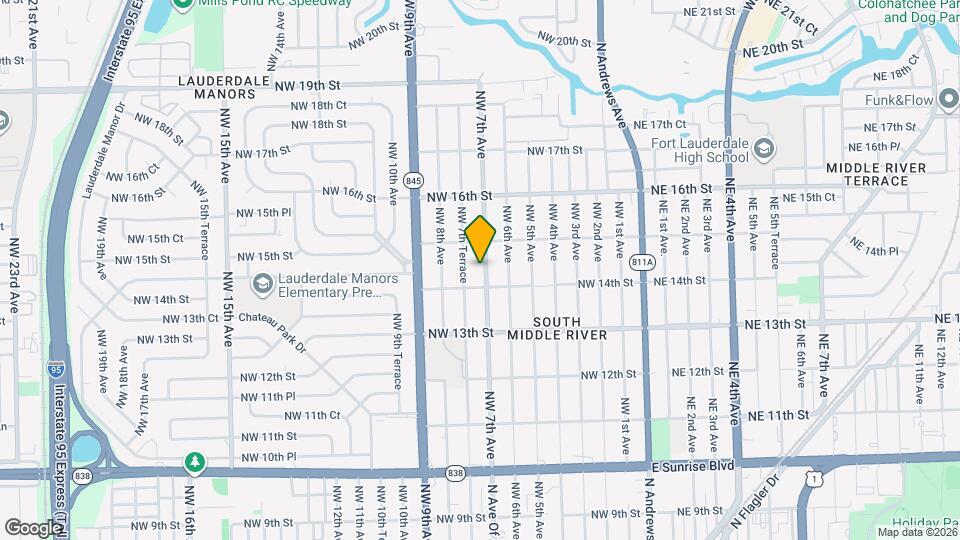 1417 NW 7th Ave Mapa y Detalles de la Ubicación